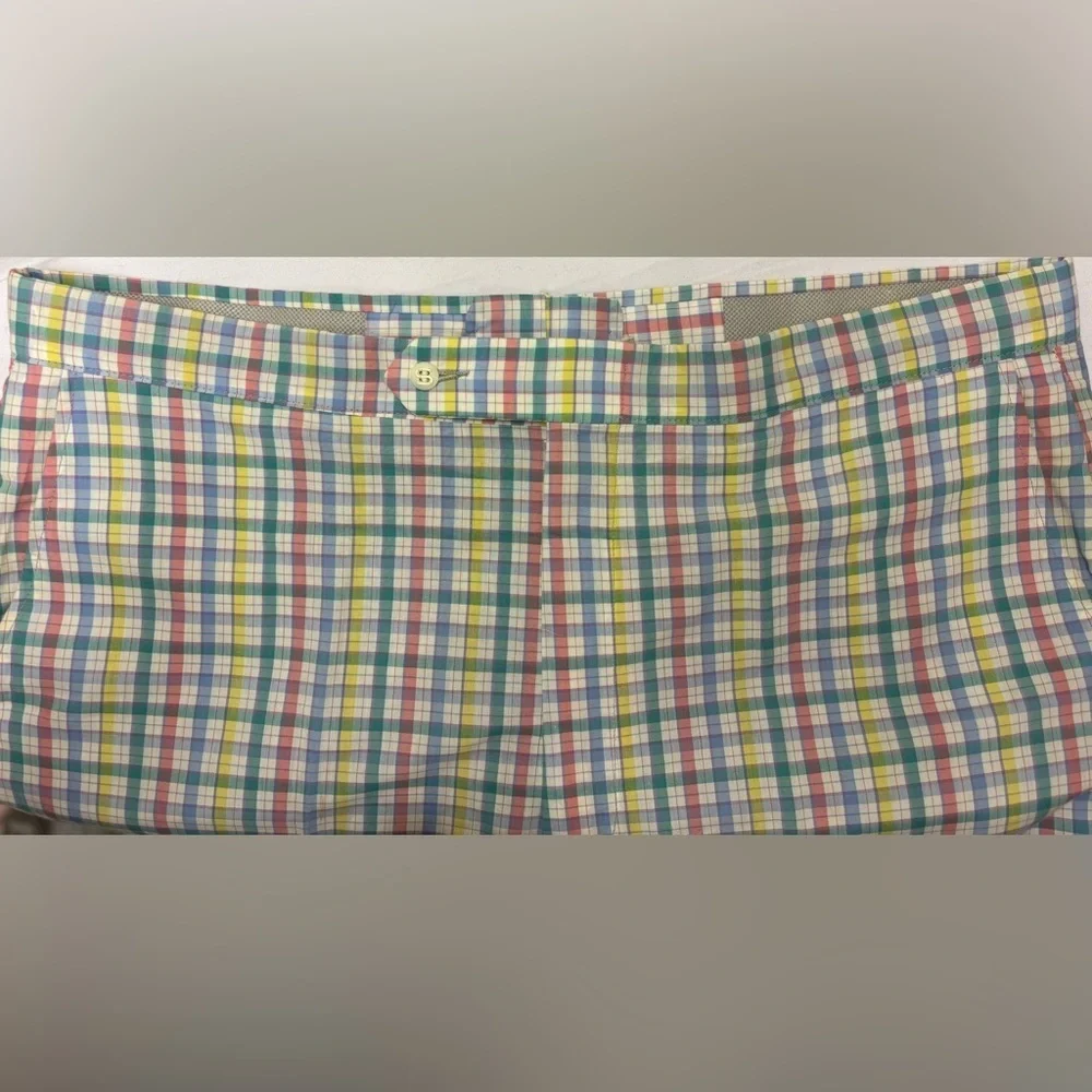 SANSABELT Vintage Golf Pants Pastel Plaid Waist Size 41